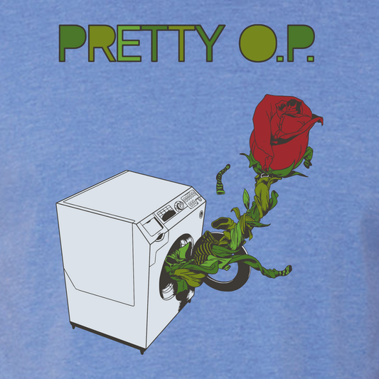 Pretty O.P. Clothes Rose T-shirt - Wash (Blue)